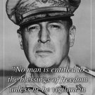DOUGLAS MACARTHUR 5-star general PHOTO QUOTE POSTER inspirational 20x30 GEM DOUGLAS MACARTHUR 5-star general PHOTO QUOTE POSTER inspirational 20x30 GEM