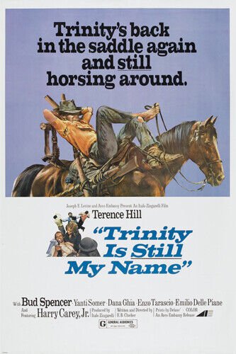movie poster TRINITY IS STILL MY NAME terence hill WESTERN FUN 20x30