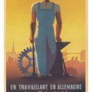 WW2 FRENCH PROPAGANDA vintage poster 20x30 vichy collaborateur TRAISON 1943