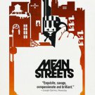 Martin Scorsese's MEAN STREETS movie poster ROBERT de NIRO Guns Murder 20x30