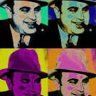 AL CAPONE pop art poster 20x30 COLORFUL CRIMINAL notorious gangster PRIZED