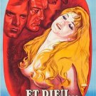 FRENCH movie poster AND GOD CREATED WOMAN brigitte bardot STAR ACTRESS 20x30 FRENCH movie poster AND GOD CREATED WOMAN brigitte bardot STAR ACTRESS 20x30