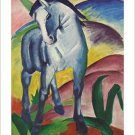 blue horse FRANZ MARC vintage painting ART POSTER graceful animal RARE 20x30