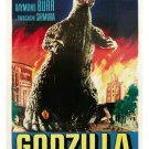 GODZILLA italian poster RAYMOND BURR campy monster horror 20x30 CLASSIC