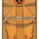 VOTES FOR WOMEN vintage political poster B. M. BOYE 1913 USA 20x30 rare HOT