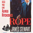 HITCHCOCK'S rope MOVIE poster JAMES stewart MURDER suspense THRILLS 20x30
