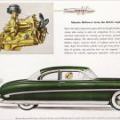 1952 HUDSON HORNET and its standard H-145 engine VINTAGE CAR AD poster 20x30