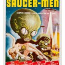 INVASION of the SAUCER MEN 1957 movie poster CREEPING horror teenagers 20x30