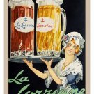 LA LORRAINE french beer ad poster COLLECTIBLE UNIQUE traditional 20x30 RARE