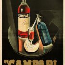 CAMPARI vintage ad poster MARCELLO NIZZOLI italy 1926 20x30 prized HOT NEW - RY2