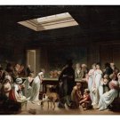 LOUIS-LEOPOLD BOILLY a game of billiards FINE ART POSTER 20x30 beautiful LOUIS-LEOPOLD BOILLY a game of billiards FINE ART POSTER 20x30 beautiful