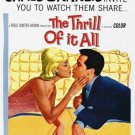 the THRILL of it ALL classic movie poster JAMES GARNER DORIS DAY 20x30 rare the THRILL of it ALL classic movie poster JAMES GARNER DORIS DAY 20x30 rare