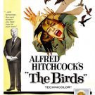 CLASSIC HITCHCOCK The Birds Movie Poster TIPPI HEDREN Psycho Thriller 20x30 CLASSIC HITCHCOCK The Birds Movie Poster TIPPI HEDREN Psycho Thriller 20x30