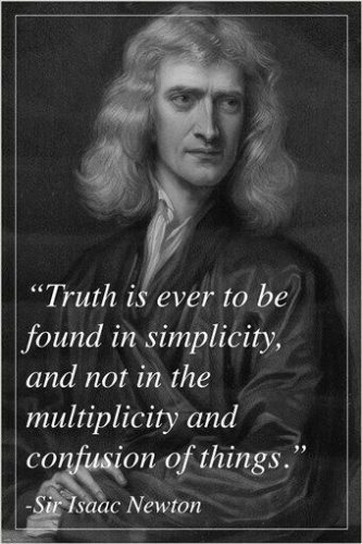 SIR ISAAC NEWTON english physicist mathematician QUOTE POSTER inspires 20x30