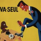Ça-va-seul vintage AD poster LOUIS WATTIEZ Belgium 1955 20x30 collectors art Ça-va-seul vintage AD poster LOUIS WATTIEZ Belgium 1955 20x30 collectors art