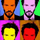 POP ART POSTER KEANU REEVES actor celebrity multiple images 20x30 colorful