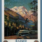 RAINIER NATIONAL PARK vintage ad poster GUSTAV KROLLMANN us 1930 rare hot new