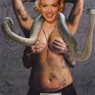 MARILYN MONROE POSTER Sexy Tattoo Snake 5 RARE HOT NEW 20x30