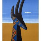 air afrique VINTAGE TRAVEL POSTER villemot MODERN ART prized 20x30 RARE hot