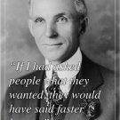 HENRY FORD, INDUSTRIALIST motivational inspirational QUOTE POSTER 20x30