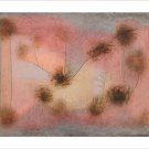 paul klee-hardy plants VINTAGE PAINTING ART POSTER expressionist 20x30 RARE