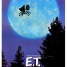 classic STEVEN SPEILBERG movie poster ET riding bike across the MOON 20x30 - VY2