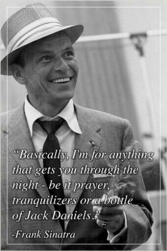 FRANK SINATRA renowned singer celebrity INSPIRATIONAL QUOTE POSTER 20x30 fun