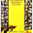 the LONGEST DAY movie poster huge INTERNATIONAL CAST hot 20x30 the LONGEST DAY movie poster huge INTERNATIONAL CAST hot 20x30