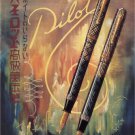 PILOT fountain pen VINTAGE ad poster japan 1937 20x30 hot unique PRIZED ART