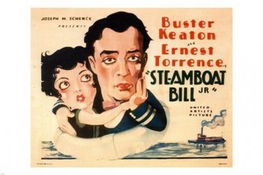 REISNER DIRECTED steamboat bill jr MOVIE poster BUSTER KEATON 1928 20x30 hot