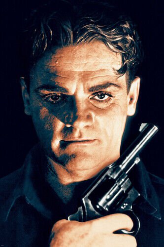 JAMES CAGNEY publicity still poster SLICK gun grin DANGEROUS 20x30