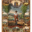 1873 VINTAGE gift for the grangers PROMOTIONAL POSTER 20x30 farming