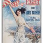 WW1 PROPAGANDA POSTER Howard Chandler Christy ARTIST woman and flag 20x30