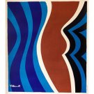 VILLEMOT BROWN BODY vintage painting poster MODERN ART collectors 20x30