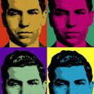 lucky luciano pop art poster 20x30 celebrity GANGSTER LAS VEGAS mafia boss