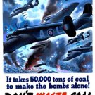 FUEL ECONOMY poster WW2 British propaganda rare hot NEW 20x30-PY1