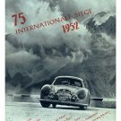 VINTAGE 1952 RACING vintage sports poster B/W SPEED STYLE 20x30