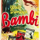 WALT DISNEY'S CLASSIC vintage movie poster BAMBI kid's favorite 20x30 GEM WALT DISNEY'S CLASSIC vintage movie poster BAMBI kid's favorite 20x30 GEM