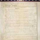 1776 US CONSTITUTION ORIGINAL DOCUMENT POSTER signed historic 20x30
