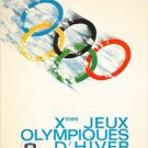 10th OLYMPIC GAMES vintage sports poster FRANCE 1968 colorful RARE 20x30 NEW