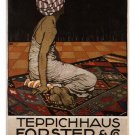 CARPET STORE FORSTER & CO Vintage Poster B Mangold Switzerland 1912 20x30