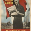 Equality Czech Republic vintage PROPAGANDA poster Czechoslovakia 1948 20x30