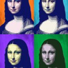 PAINTING da vinci MONA LISA pop art poster MULTIPLE IMAGES 20x30 HOT