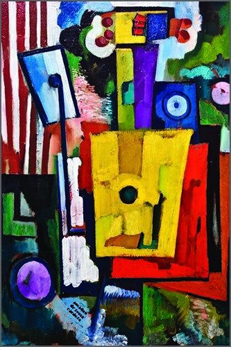 Instrument's Life (1916) Amadeo de Souza-Cardoso Painting Poster 20x30