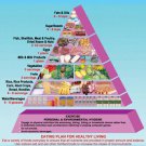 Food Pyramid Teens poster EDUCATIONAL diet RECOMMENDATIONS 20x30 illustrated