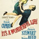 CLASSIC it's a WONDERFUL LIFE movie poster JIMMY STEWART DONNA REED 20x30 - UY1 CLASSIC it's a WONDERFUL LIFE movie poster JIMMY STEWART DONNA REED 20x30 - UY1