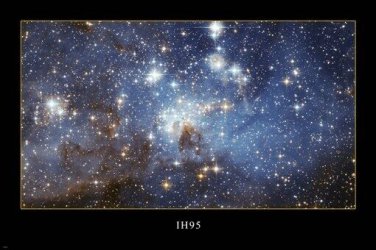 HUBBLE SPACE IMAGE POSTER IH95 20x30 galaxies STARS astrology VERY DETAILED