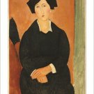 THE ITALIAN WOMAN vintage art poster AMEDEO MODIGLIANI classic rare 20x30 THE ITALIAN WOMAN vintage art poster AMEDEO MODIGLIANI classic rare 20x30