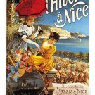 winter in nice france VINTAGE TOURISM POSTER classy ladies COUNTRYSIDE 20x30