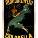 ISOLABELLA MANDARINETTO LIQUEUR vintage ad poster MARCELLO dudovich 20x30